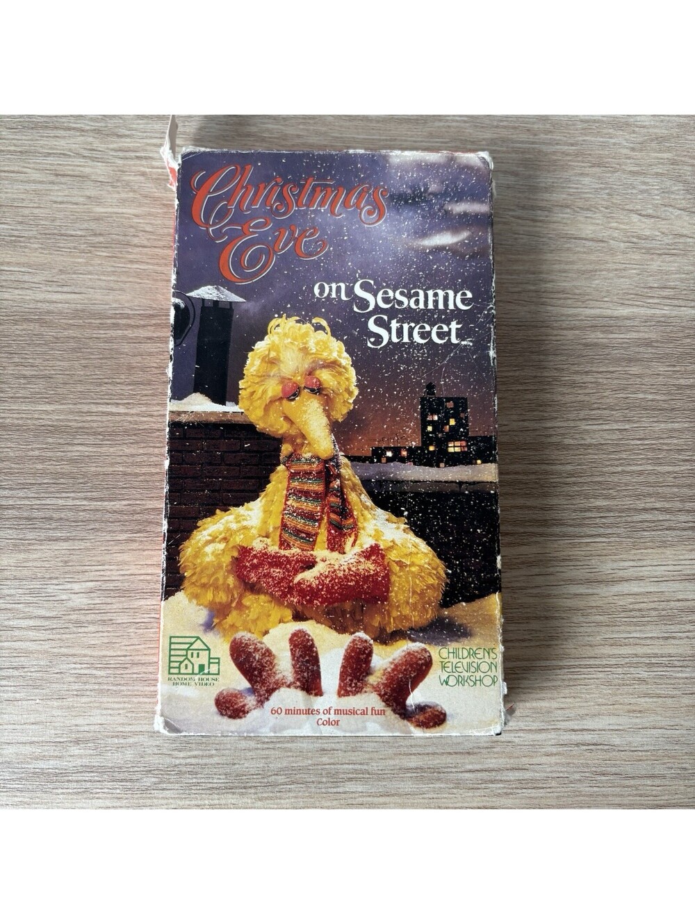 Christmas Eve On Sesame Street VHS Tape 1987 Big Bird Holiday Special